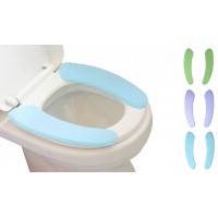 Toilet Seat Warmer Toilet Seat Cover Cushion Pads Paste-type Portable Washable 3Packs
